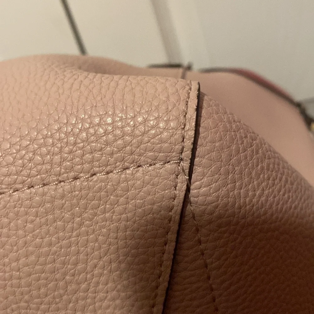 🩷Michael Kors🩷Colorblock💕Pale Pink w/ Dark Mauve💕Large Tote/Like New - Picture 14 of 15